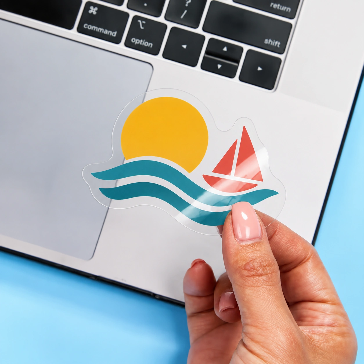 Tem nhãn decal trong suốt