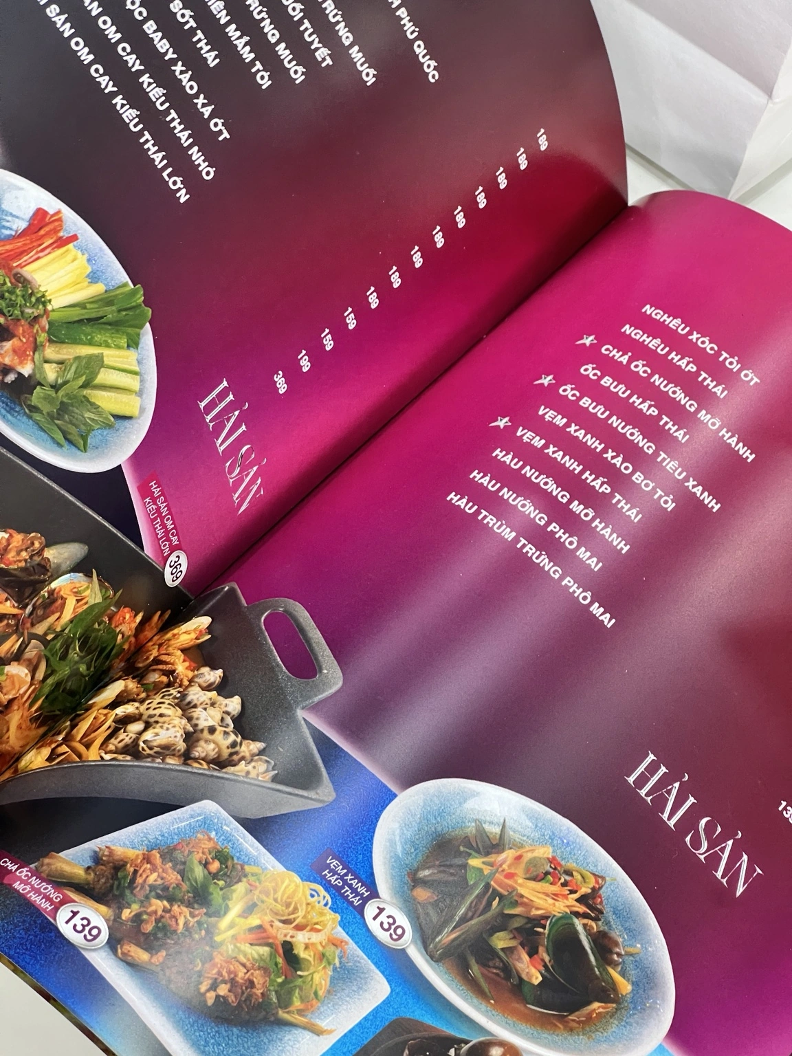 menu – hình ảnh tham khảo 4