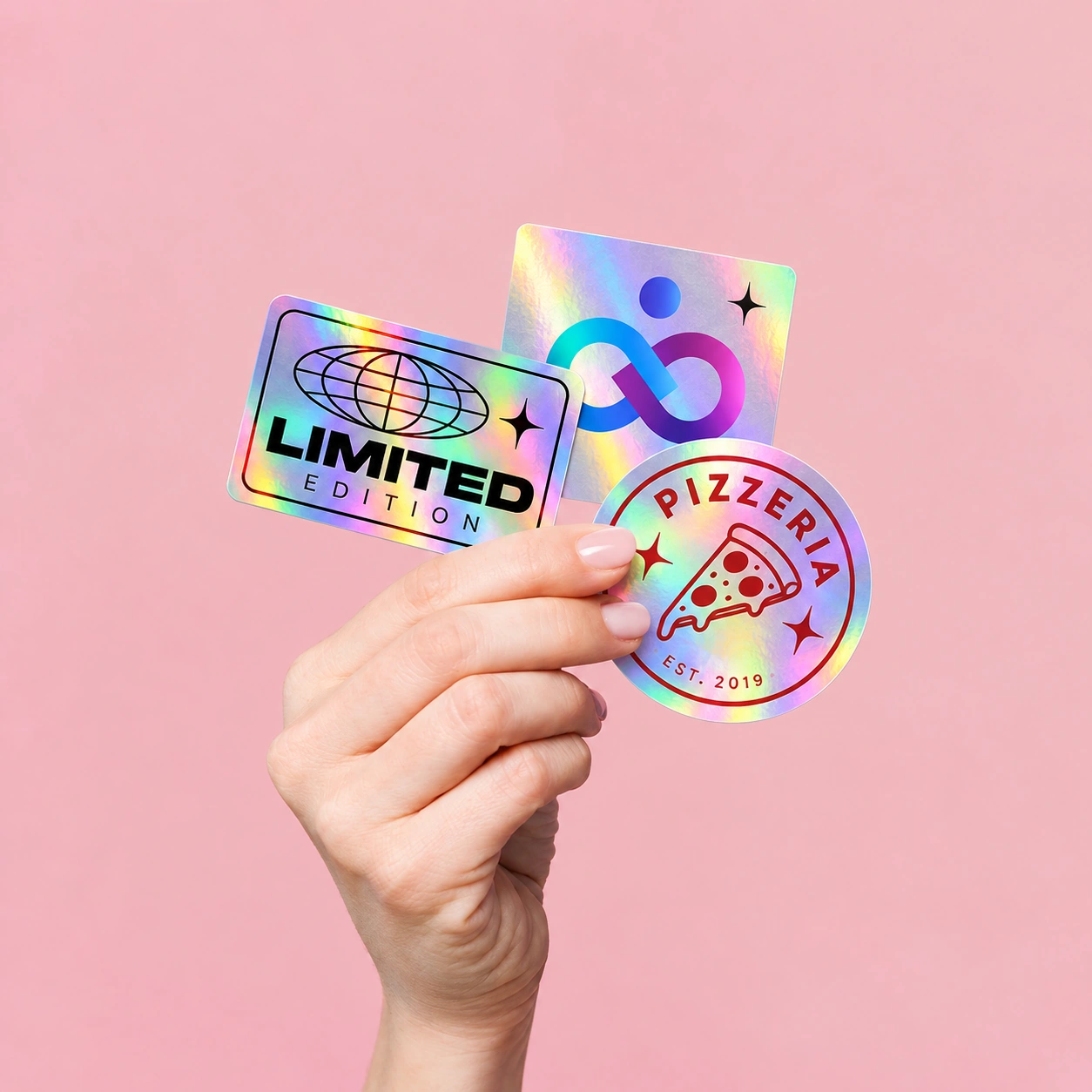 Sticker decal hologram đổi màu